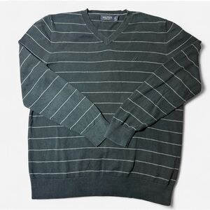 Nautica Men's Black V-Neck Sweater Size L